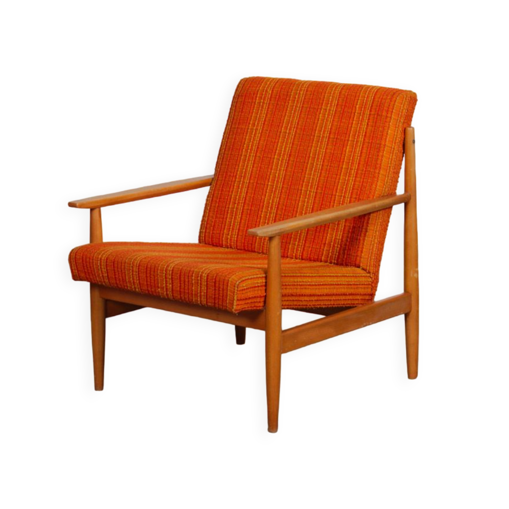 Fauteuil en bois des années 1970