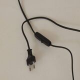 Vintage handmade solid wood lamp base (olive) Circa 1970