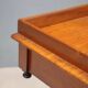 Antique mahogany writing desk with drawer, Italy, 19th century.