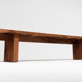 Large wooden bench