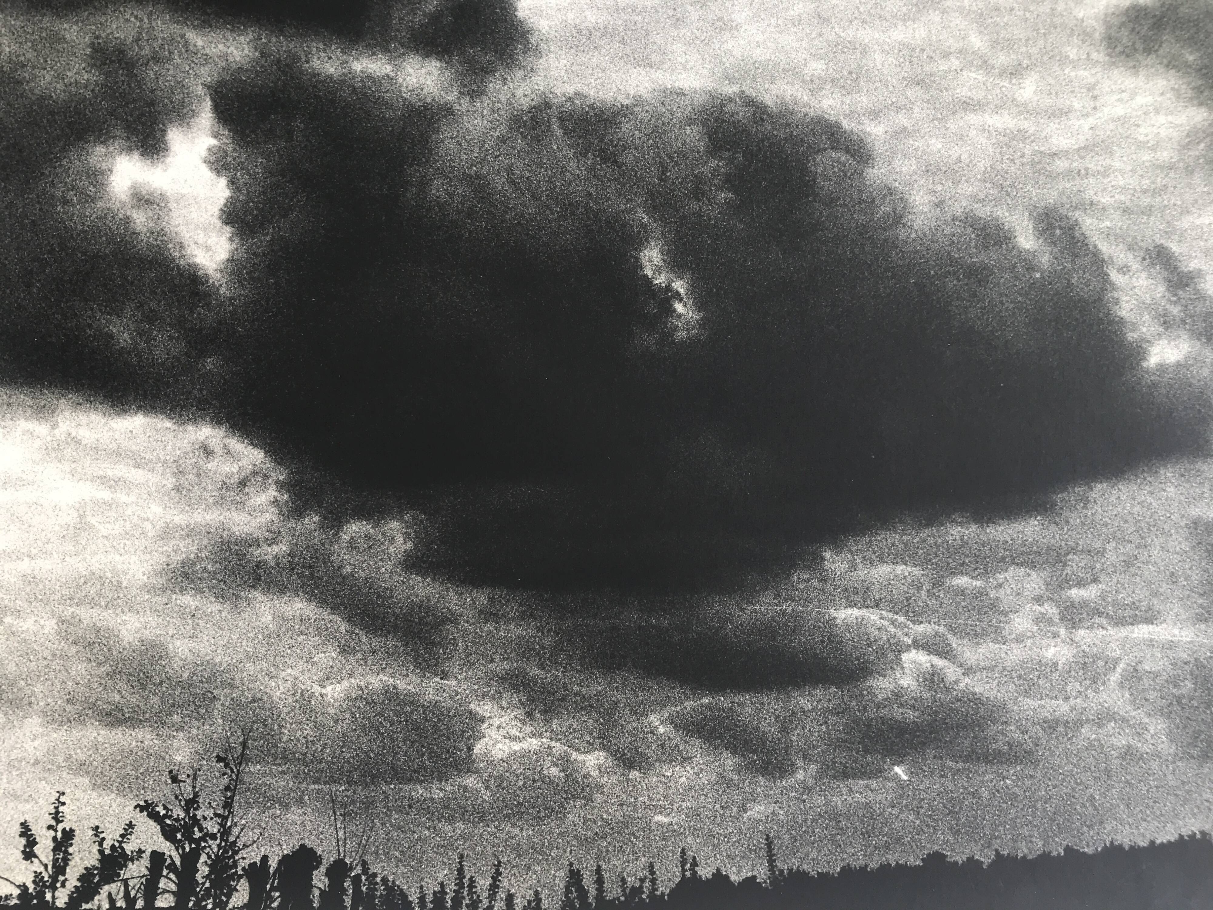 Rosine nusimovici, untitled (cloud i), c 1980. black and white silver print