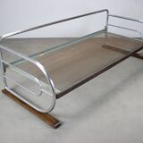 Three-seater tubular canapé Bauhaus by Slezák, Czechoslovakia, 1930s