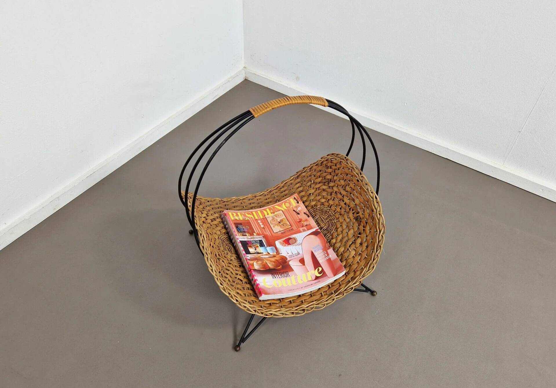 Firewood or newspaper basket | 1950s