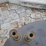 Pair of brass candlesticks