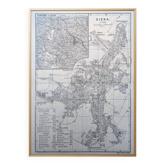 Printed in 1894, Siena, Italy.