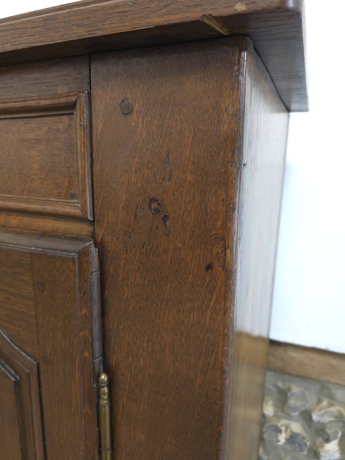 19th century oak jam cupboard