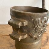 Mortar, cast iron pestle