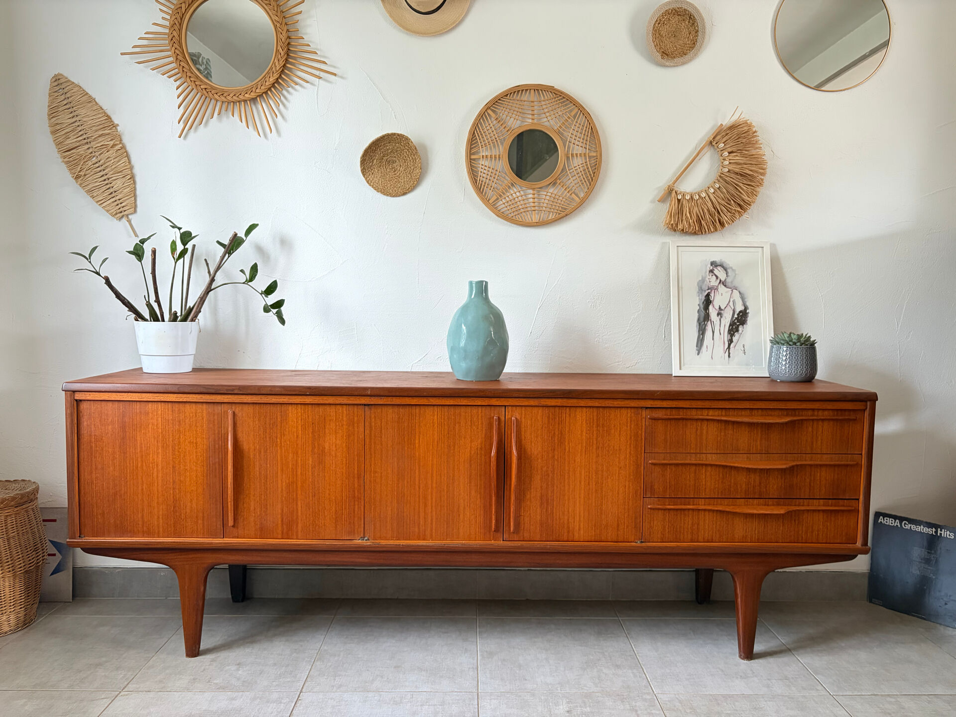 Vintage Scandinavian enfilade Andersen Johannes