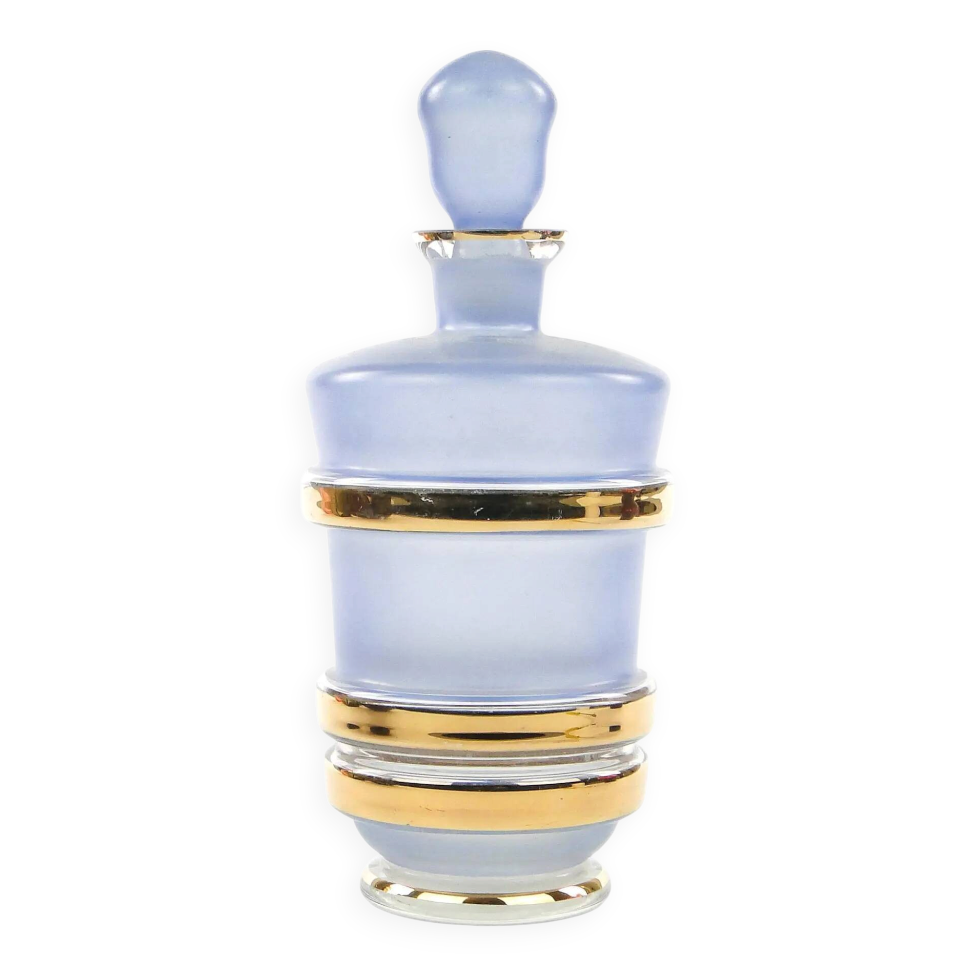 Carafe moderne du milieu du siècle, en verre, Kamenický Šenov, Tchécoslovaquie, années 1950.