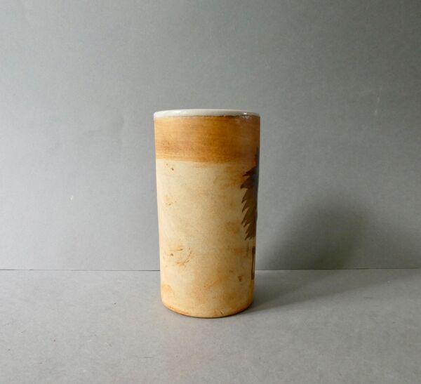 Vase rouleau poterie la Colombe, années 70