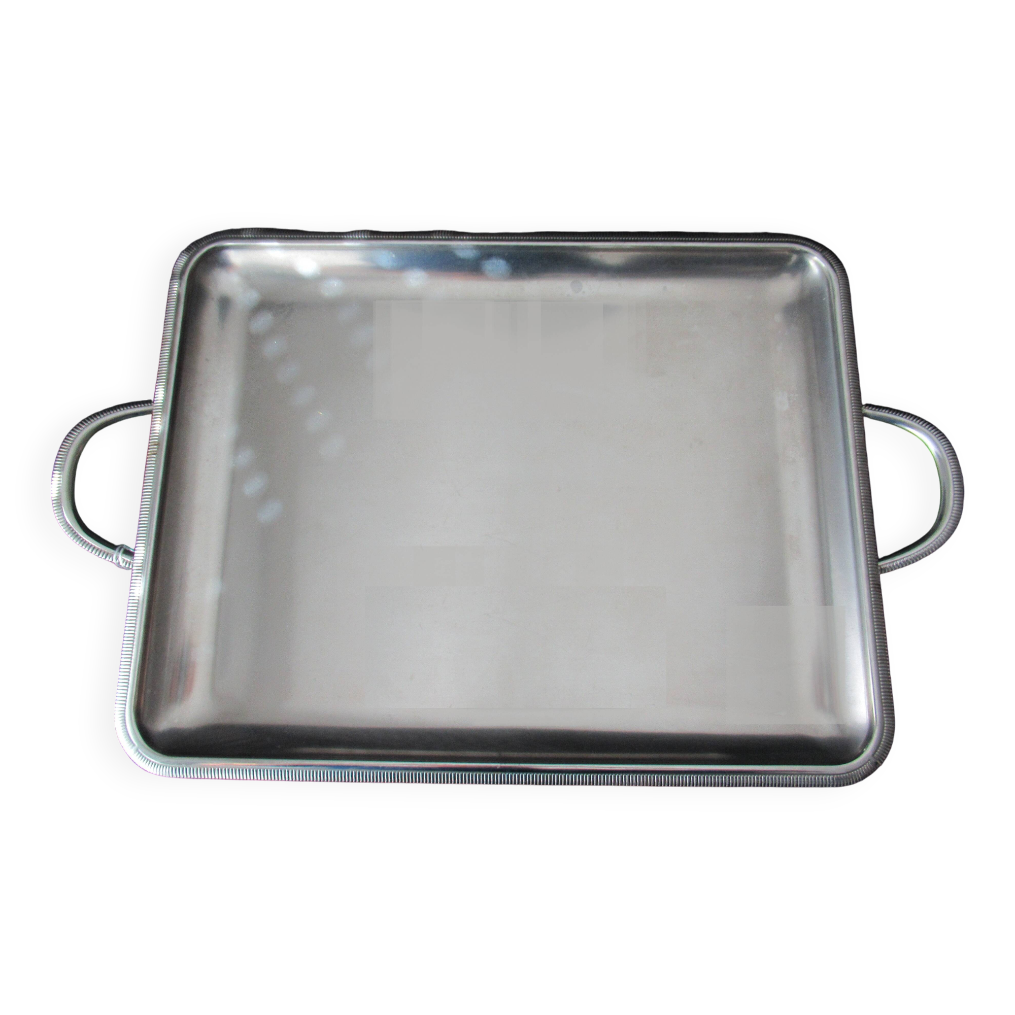 Plateau rectangulaire en métal par Remy Létang