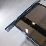 Extendable chrome dining table