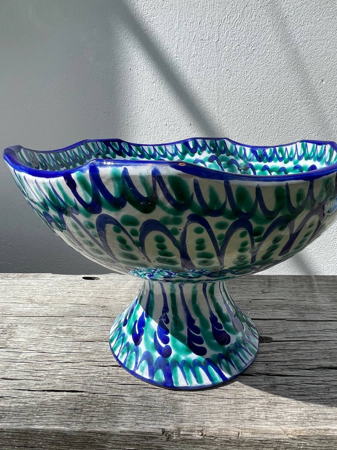 Fajalauza ceramic fruit bowl