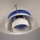 PH5 vintage Scandinavian white suspension by Poul Henningsen from the 1980s.