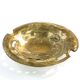 Art Nouveau platter, gilded brass, Zolberg Brothers, Poland, 19th century