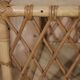 Small vintage rattan side table
