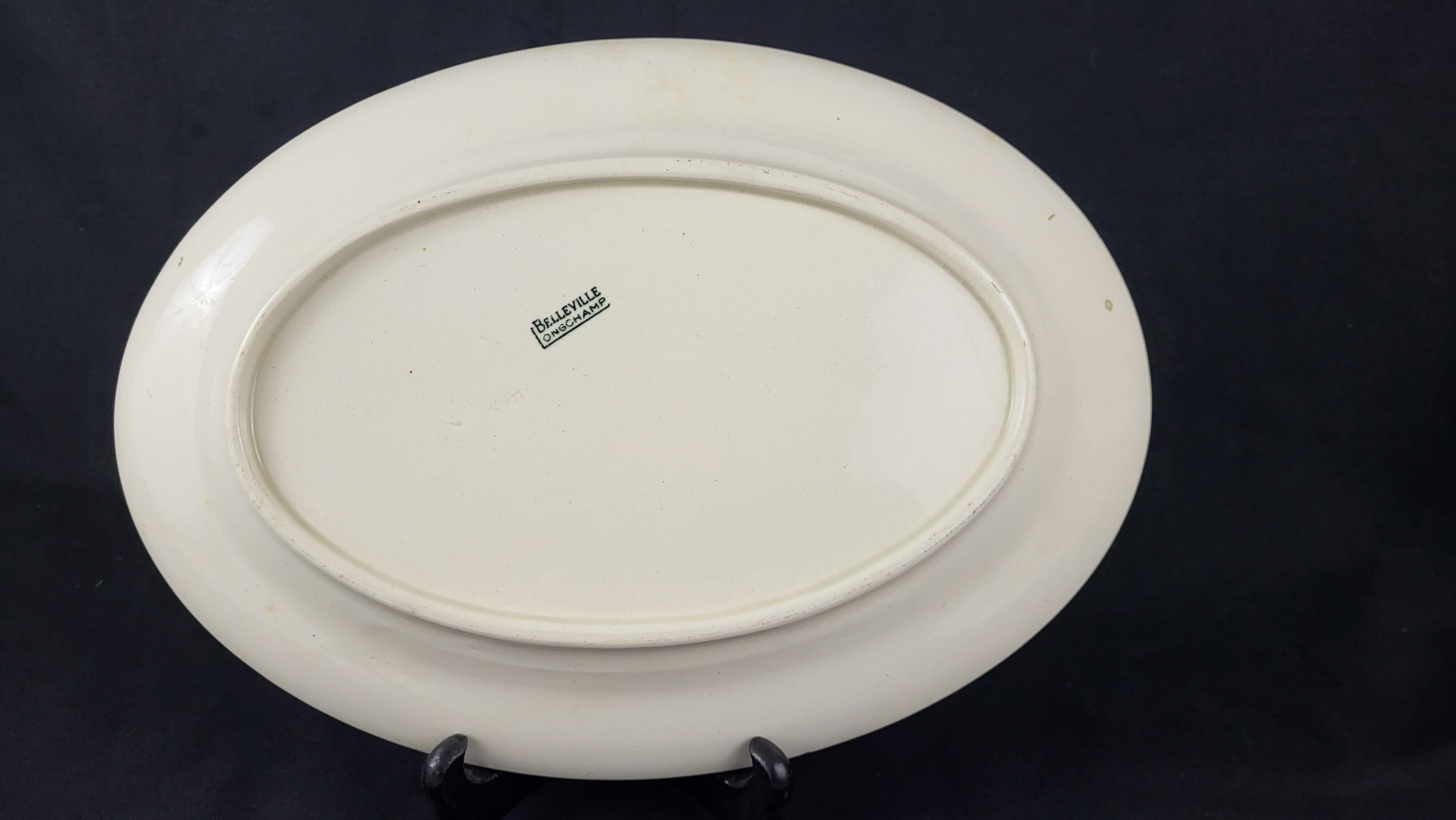 Oval flat Longchamp model Belleville