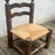 Brutalist low chair by Charles Dudouyt from the 1950s