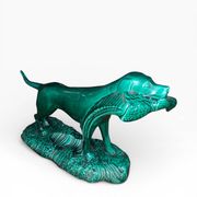 Sculpture Hunting Dog for Duck - Art Deco - J. MIGNOT - Saint-Clément