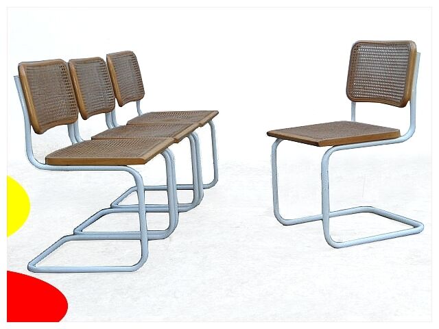 4 chairs by Marcel Breuer B32 cesca