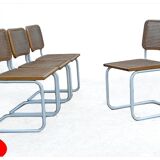 4 chairs by Marcel Breuer B32 cesca