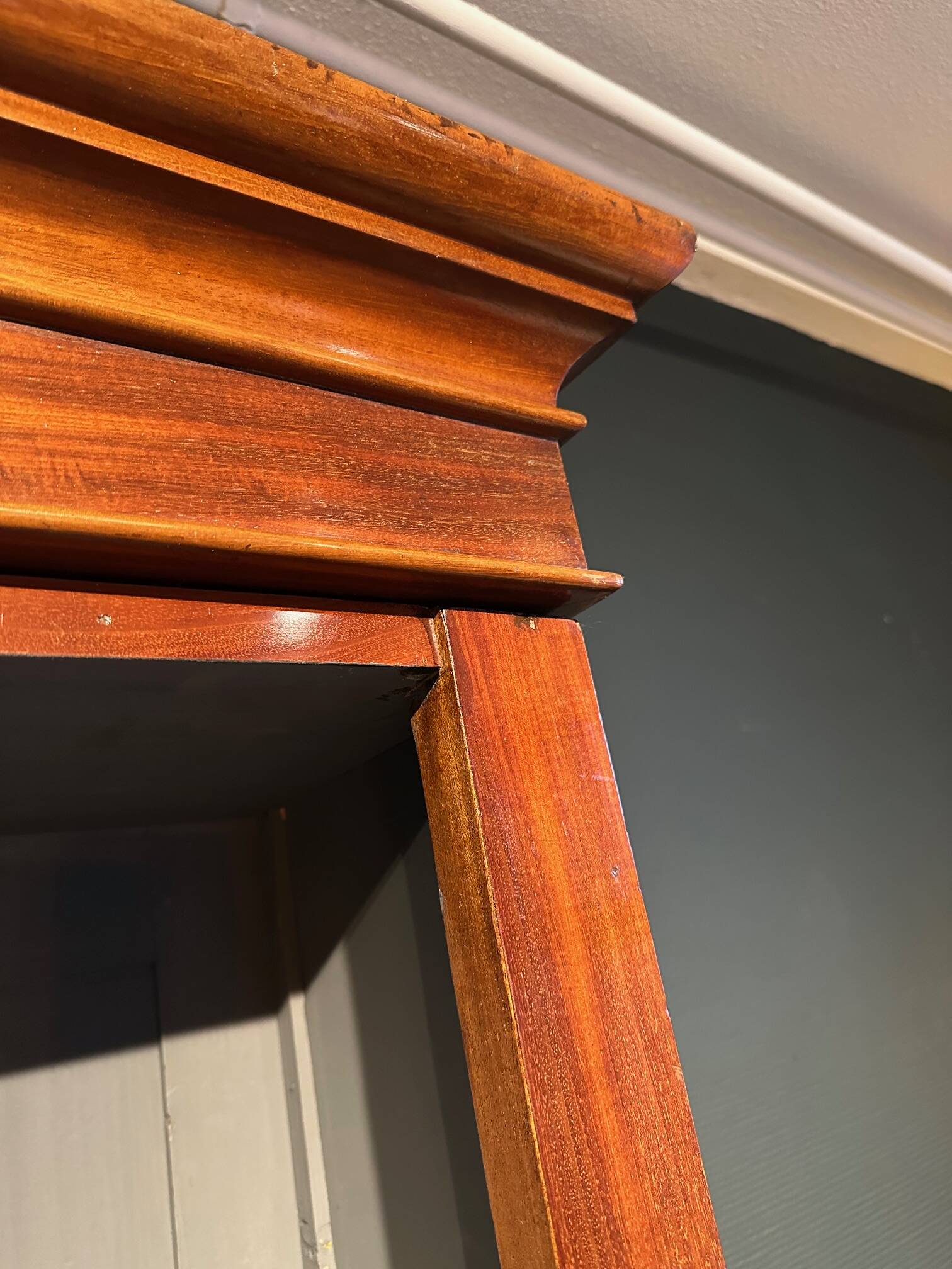 Antique open bookcase