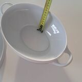 Soup tureen + Haviland plate
