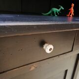 Parisian glazed buffet 2 bodies, vintage, art deco