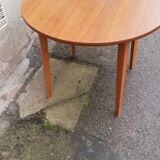 Vintage side table light wood
