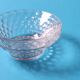 Set of 2 Vintage Bubble Glass Dessert Bowls Kim / Indonesia