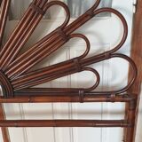 Bamboo and rattan headboard