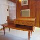 Console dressing table - hall furniture - drawer and mirror - 60s - vintage - modernist