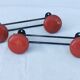 Pair of vintage coat racks