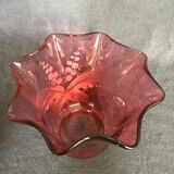 Enamelled red tulips