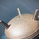 Cast-foot and cast-iron cauldron
