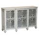 Vintage sideboard with wrought iron doors