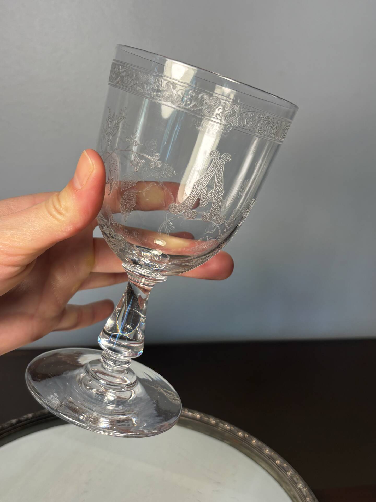 Water glass Baccarat early 20th century