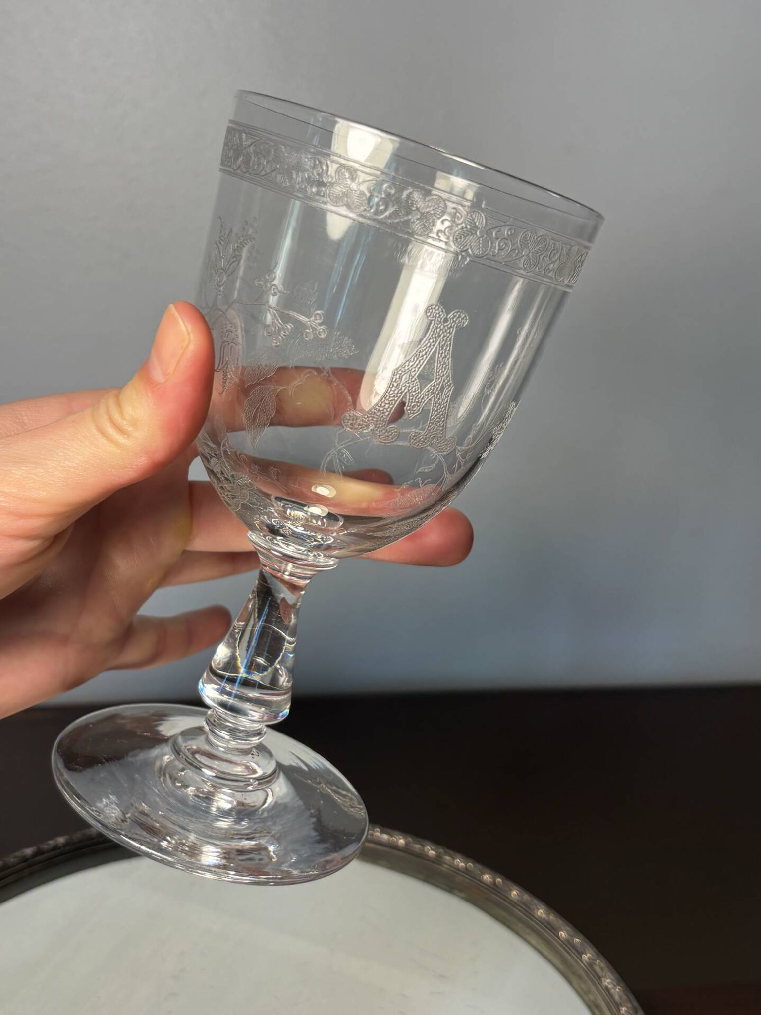 Verre à eau Baccarat début du 20e siècle
