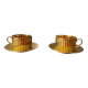 Pair of Limoges porcelain lunches