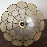 Vintage brass and mother-of-pearl suspension