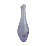 Glass vase by Miloslav Klinger for Zelezny Brod Sklo, 1960s