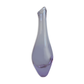 Vase en verre de Miloslav Klinger pour Zelezny Brod Sklo, années 1960