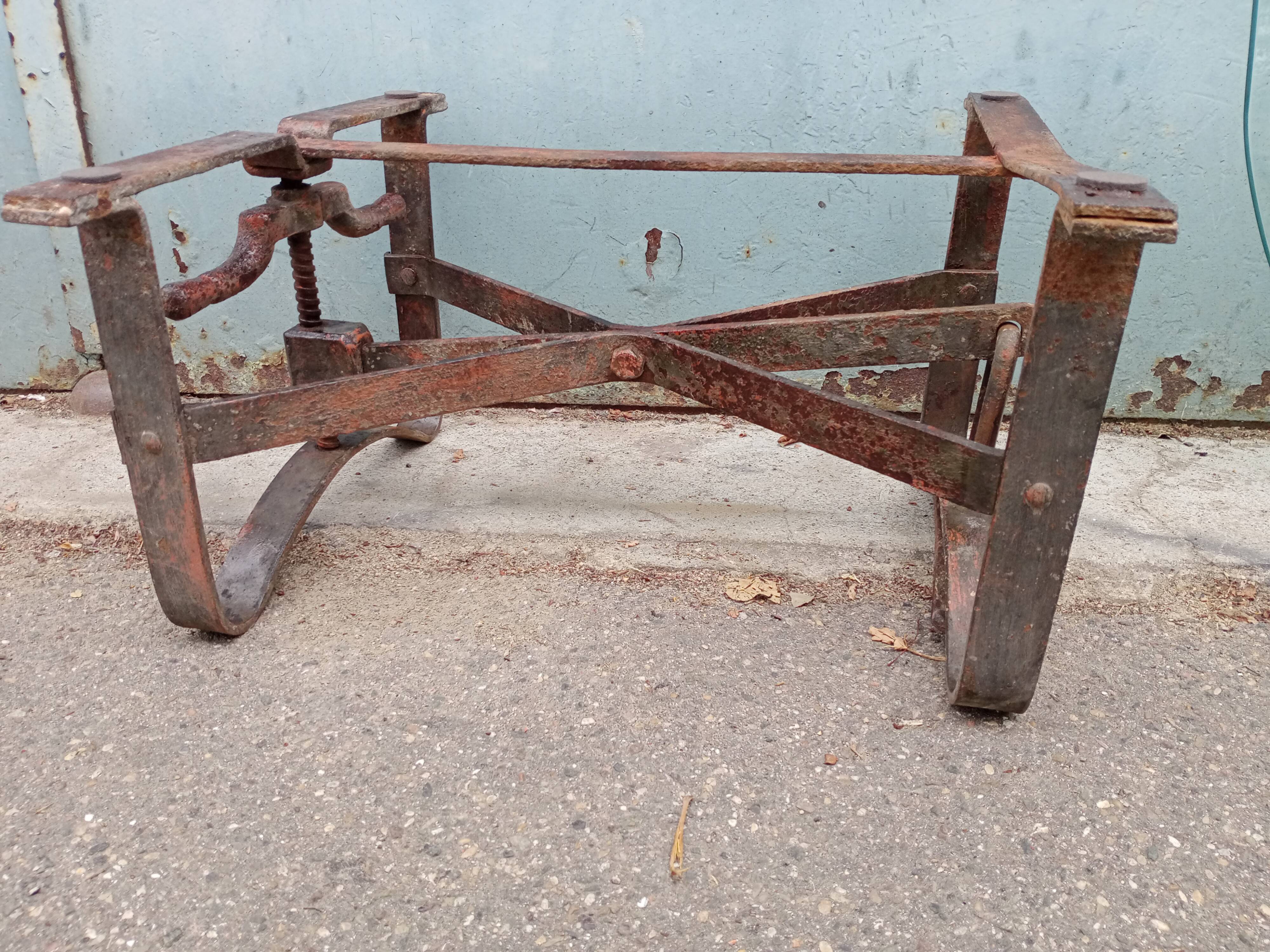 Industrial coffee table