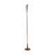 Maison Charles, Quasar lamppost in gold and iridescent metal, 20th century