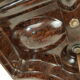 Style in brown bakelite altas appliance brookli banker desk lamp
