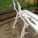 Garden bench cast iron legs