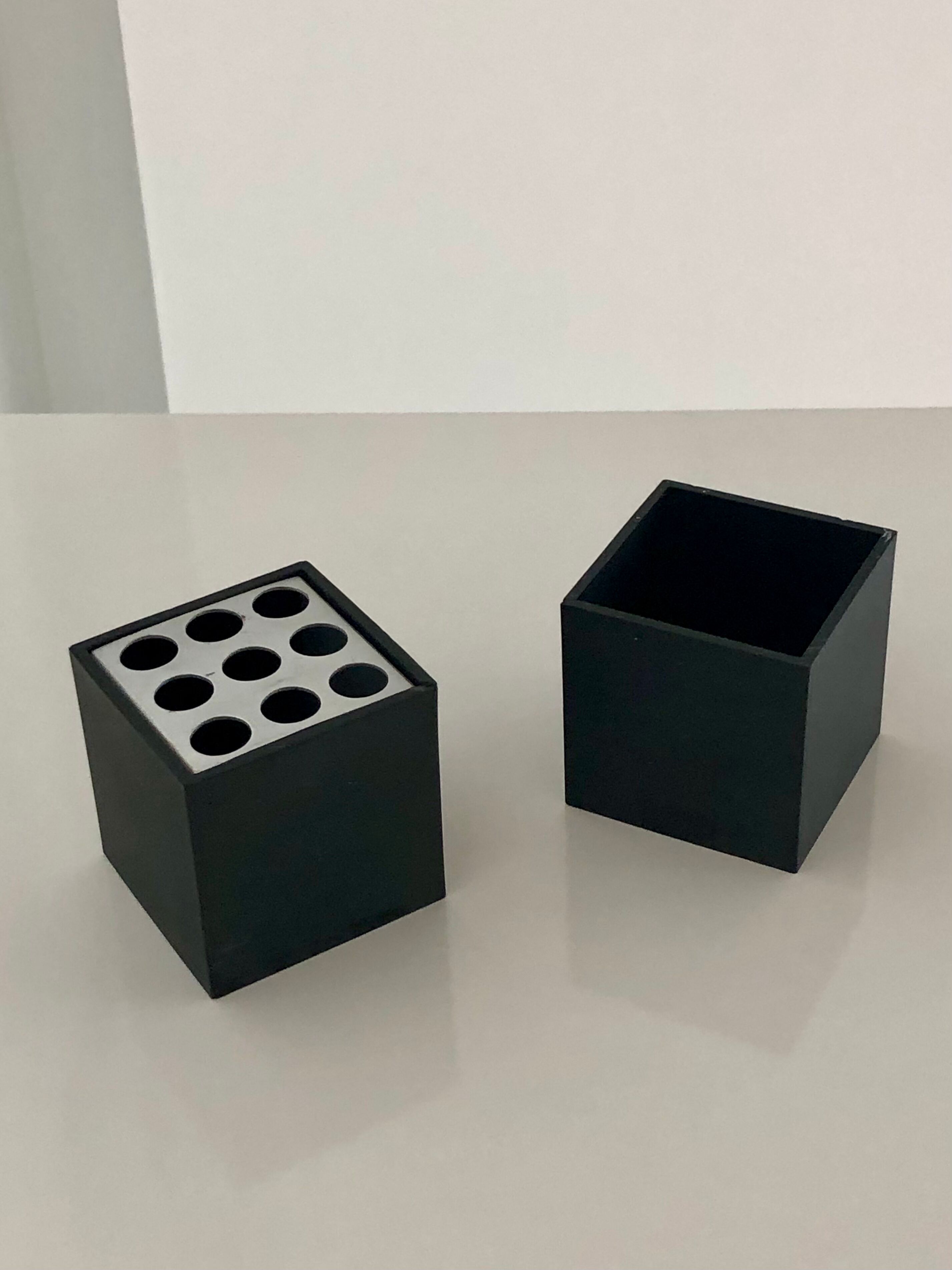 Cubo Office Set by Bruno Munari, Danese Milano Edition, Italy