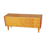 Vintage chest of drawers 3 drawers 1 flap