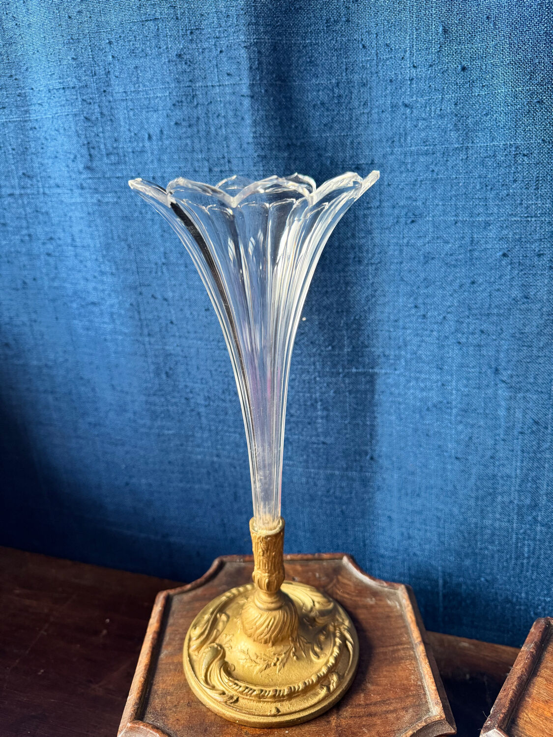 Pair of tulip-shaped flower vases – Napoléon III period