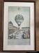 Old engraving – Perspective view of the Champ de Mars – Balloon ascent